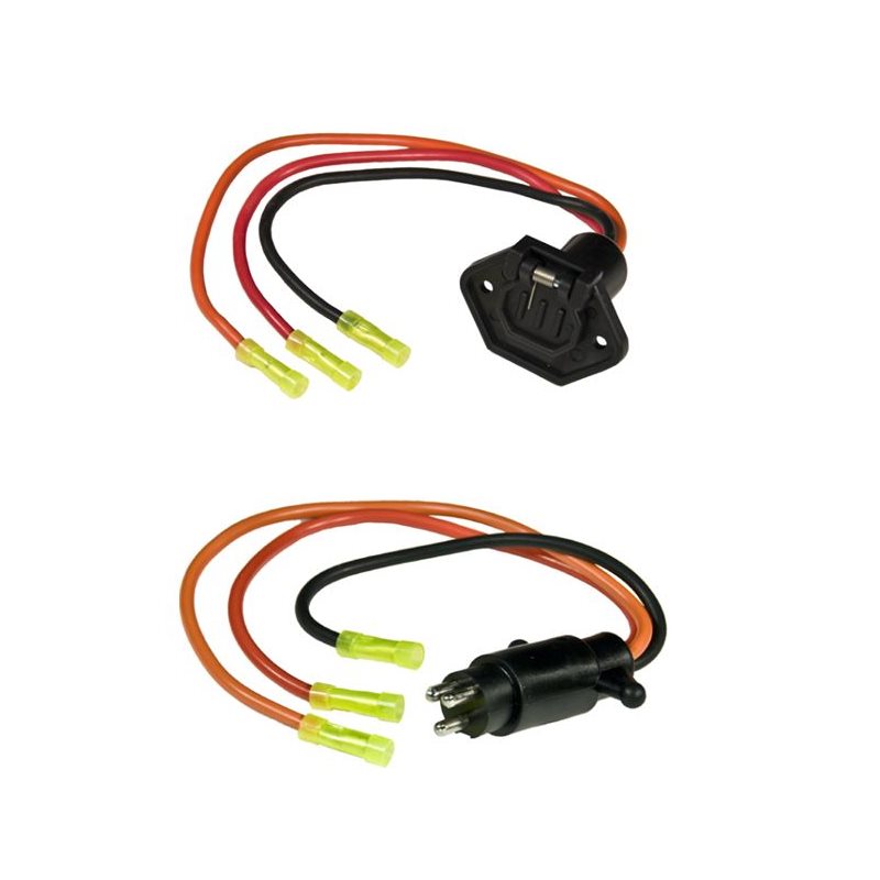24 Volt Plug & Receptacle With 10 Gauge Wire